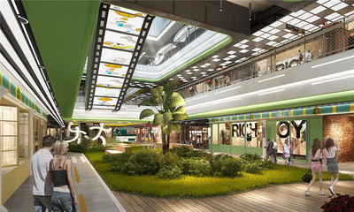 打造令人眼前一亮的商場中庭設計
